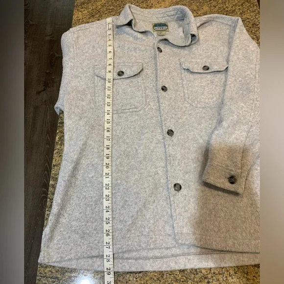 Vintage gray Shacket long sleeve size medium - Picture 7 of 9